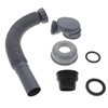DOITOOL Flexible Tub Drain Low Profile 1 1/2 P Flexible