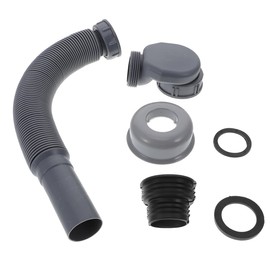 DOITOOL Flexible Tub Drain Low Profile 1 1/2 P Flexible Trap Bathtub Shower Sink Drain Pipe Extension Hose Freestanding Tub for Bath Bathtub Washbasin