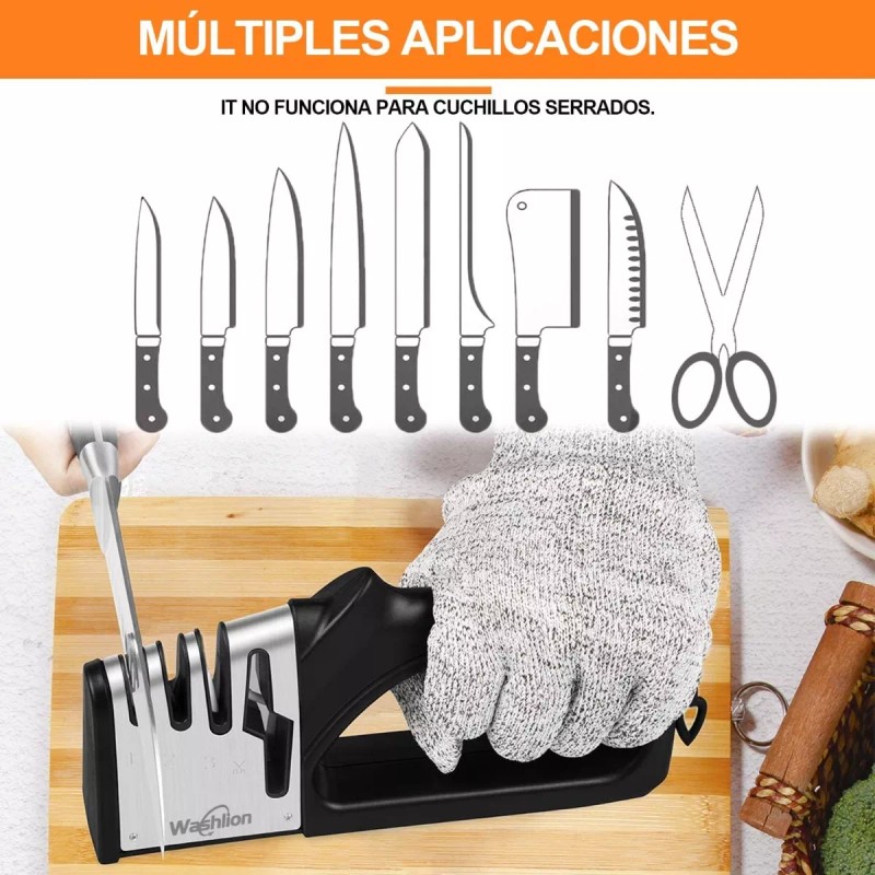 Baixi Afilador De Cuchillos De Cocina Profesional De 4 Etapas