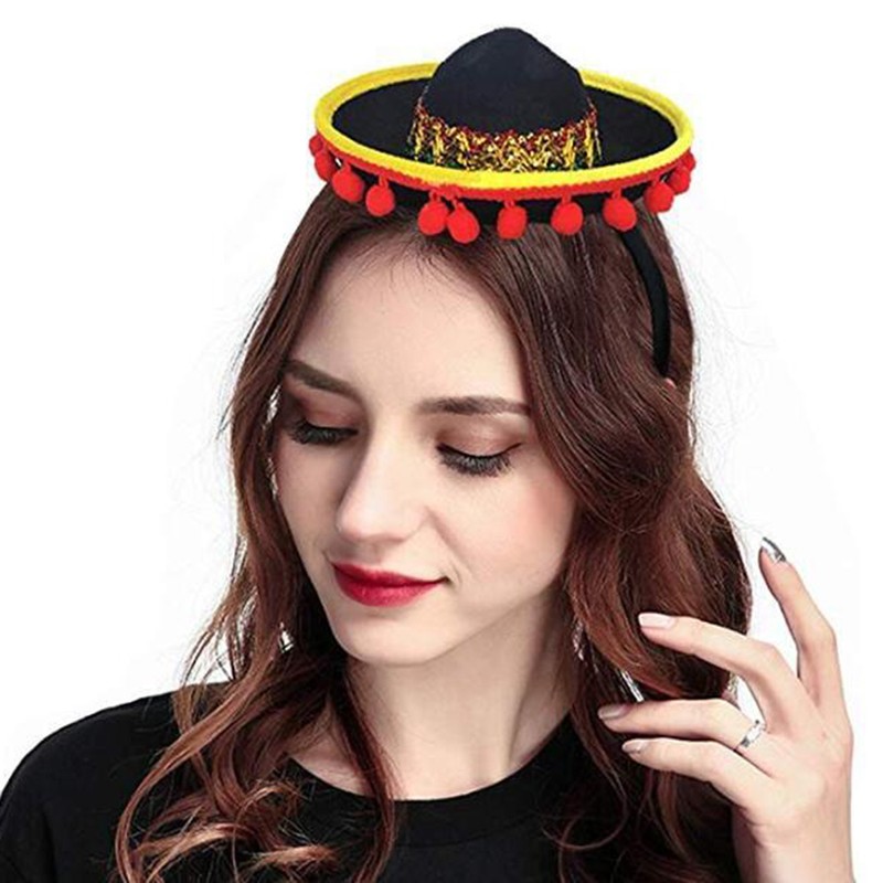 3 Pack Cinco De Mayo Fiesta Headbands Party Decorations Non