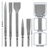 Rotary Hammer Drill Bits Set & Chisels- SDS Plus 17PCS