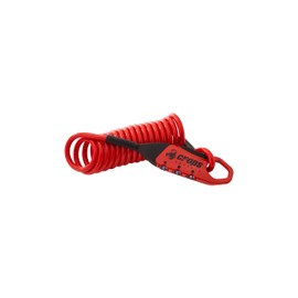 crops Wire Lock Q5-COCON | 0.2 x 70.9 inches (1800 mm) 3 Digit Dial SPD09-CCN-04 (Red)