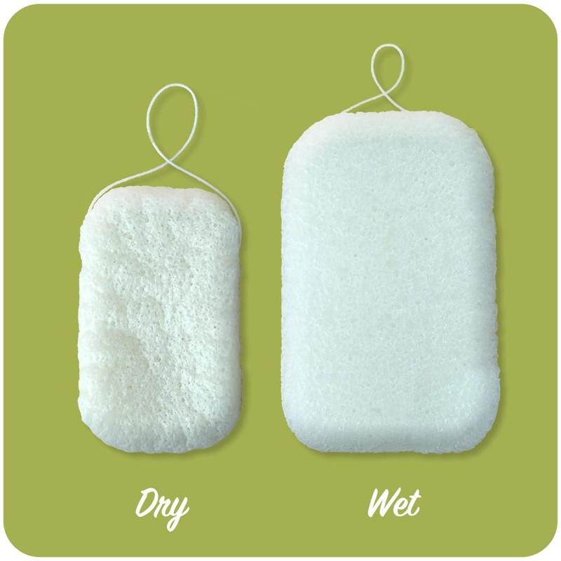 Friendly Soap - Natural Konjac Sponge, Plant-based Porous Konjac Root
