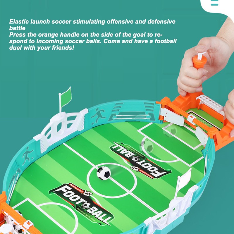 Tabletop Soccer Game Set Mini Tabletop Football Soccer Pinball Games