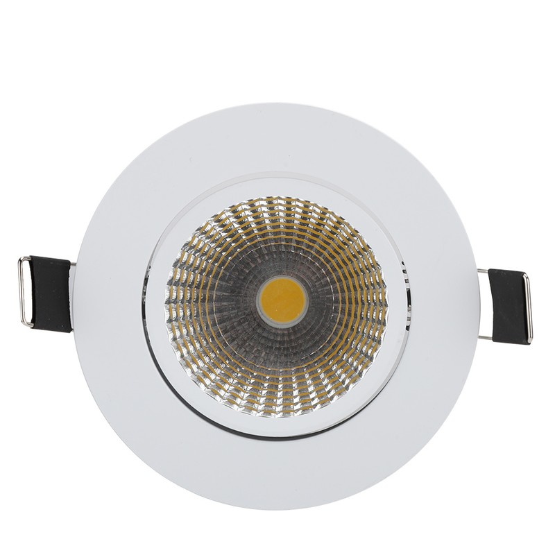 COB Aluminium LED Ceiling Light Recessed Downlight Indoor Decoration Lamp