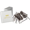 HAARallerliebst Hair Clips (50 Pieces | Dark Brown Shiny |