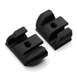 Printbtw Replacement End Caps for Piping Trim / Strip for Caravans such as Tabbert (Black)