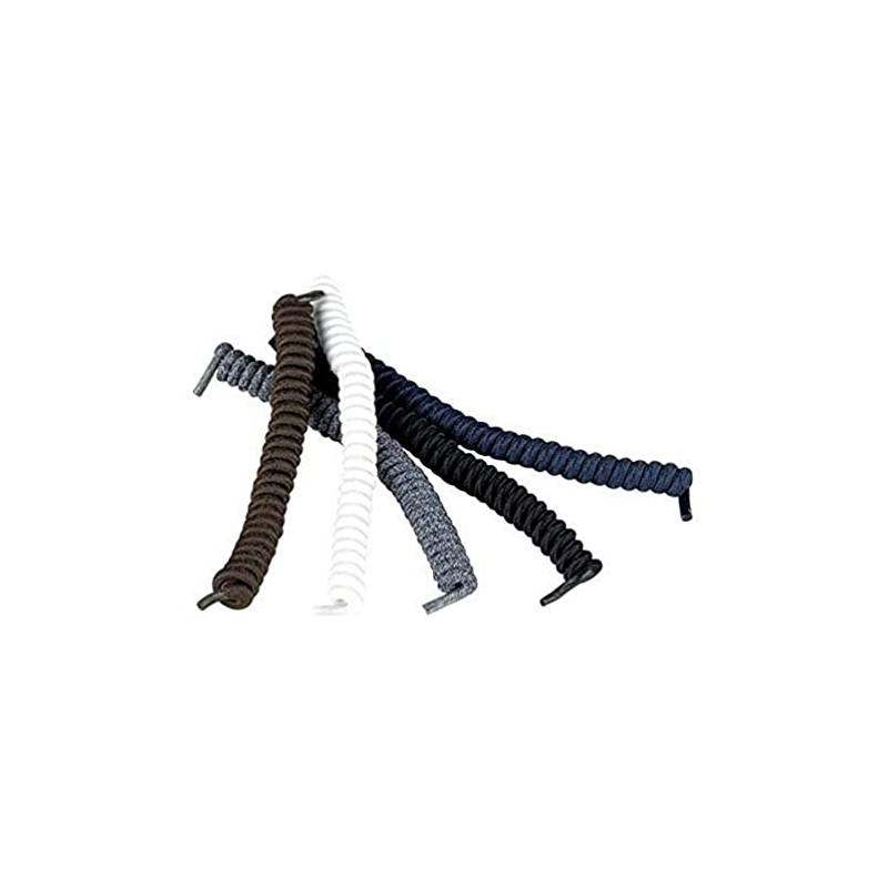 Homecraft Coiler Shoe Laces, Brown, No Tie Laces for Users