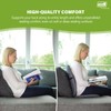 SISSEL DorsaBack, Black | Ergonomic Back Support & Seat Aid
