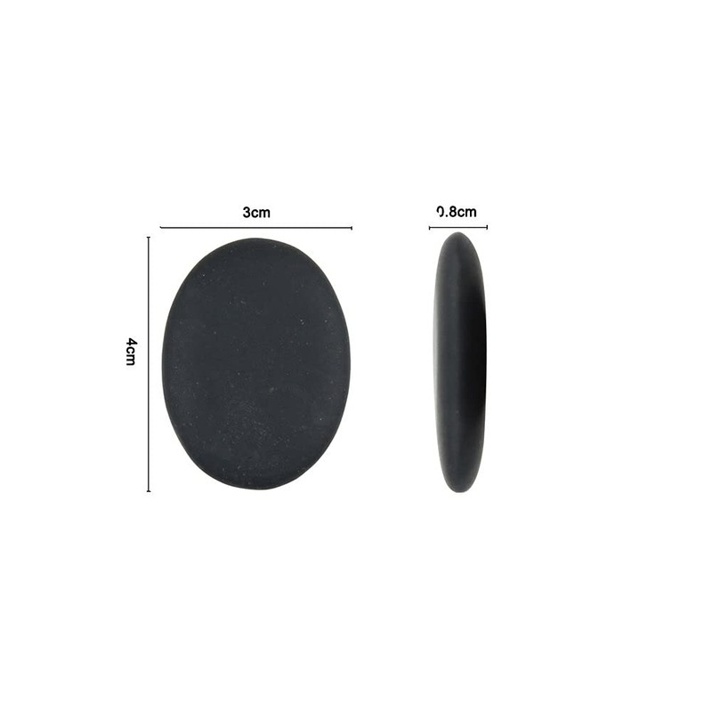 Windfulogo 8 Pieces Professional Small Massage Hot Massage Stones Hot