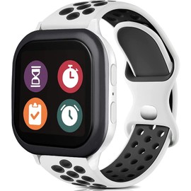 Silicone Sport Band Compatible with Gizmo Watch 3 Adventure 3 2 1/Gabb Watch 3e 3 2 1/syncup watch/Cosmo JrTrack Watch Band, 20mm Soft Breathable Smartwatch Band replacement Small Size