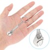 PATIKIL Mini Spanner Wrench Keychain, 2 Pack Multifunctional Hardware Tool