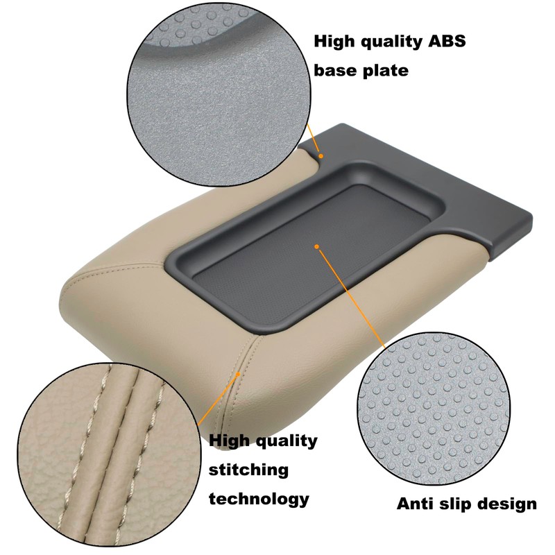 NHILES Center Console Lid Replacement Kit for 1999 2000 2001