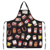 VAMSII Kimchi Lover Gift Kimchi Design Apron With Pockets Korean