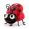 Napco 33576 Red Ladybug, 4-inch Height, Metal