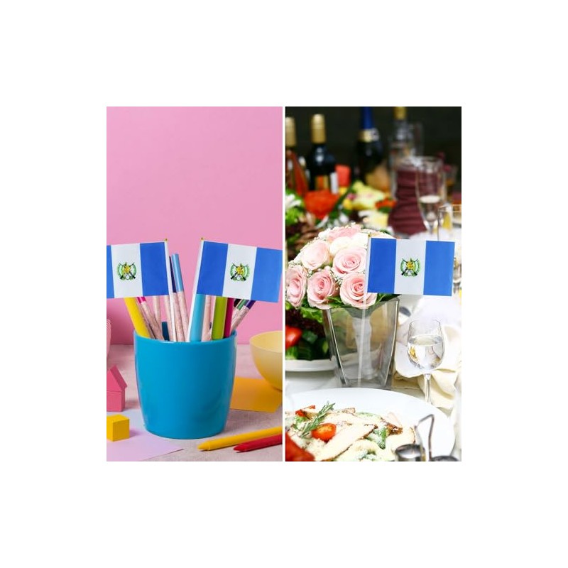 Guatemala Flag Guatemalan Flag, Small Mini Handheld Guatemala Flags on