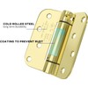 goldenwarm 3 Pack 4 Inch Polished Brass Self Closing Door