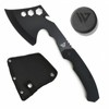 Wilora Hatchet with Rubberized Non-Slip Handle, Silicon Carbide Sharpening Stone