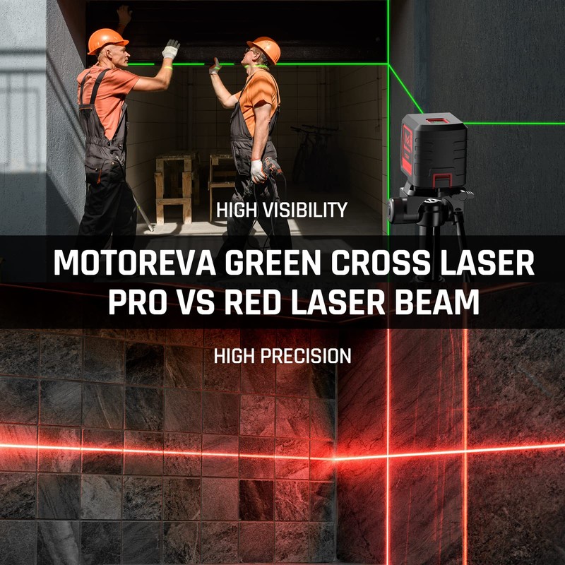 Motovera Laser Level, 100 feet Self Leveling Laser Level, Green