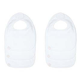 LÄSSIG Baby Bib Set (3 Pieces) Newborn Drool Bib Velcro Fastening / Newborn Bib Set