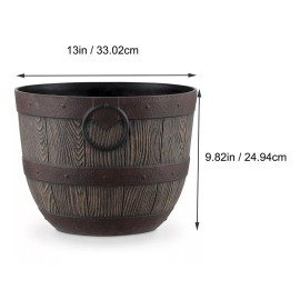 Woodford Barrel Macetas Estilo Barril Paquete 5 Piezas Para Jardin Southern