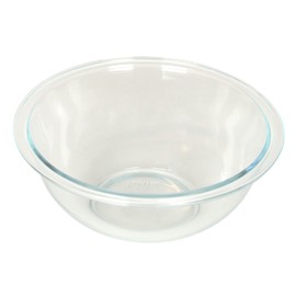 Pyrex 323 1.5-Quart Glass Mixing Bowl & 323-PC Red Mixing Bowl Lid - Made in USA