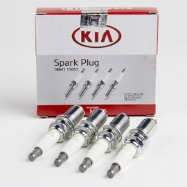 Genuine Hyundai Kia Spark Plugs QTY=4 PCS Sorento (2009-2014) 18841-11051