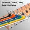 MAXCHEER Guitar Patch Cables, 6 Inch, 1/4" TS Right Angled