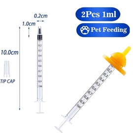 Pet Feeding Silicone Nipples are Suitable for Newborn Kittens, Puppies, Rabbits, and Small Animals (8 Sets)