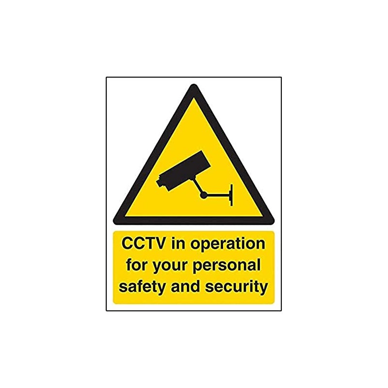 V Safety Warning Security - CCTV In Operation For Your