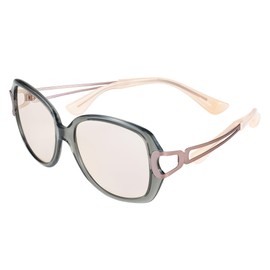 CHARMANT FG24504 ChocoSun Sunglasses, Women's, UV Protection, Blue Light Reduction, Light Color, Cute, Stylish,, GR (Grey)