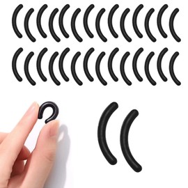 LIANRISES 60 Stück Wimpernzange Gummi Nachfüllpads, Wimpernzange Ebelin Ersatz Ersatzgummi, Ersetzen, Allgemein, Schwarz