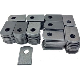 Steel Weld Tab, 1" W, 1 1/2" H 3/8" Hole, 1/8" Thickness, 100 Pack