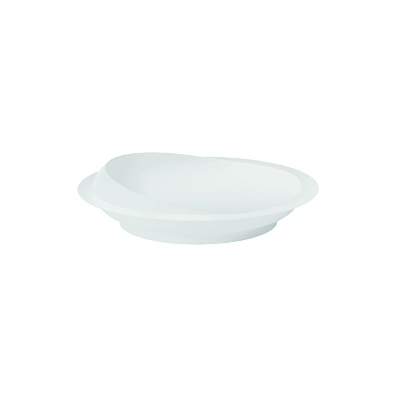 Mobility Choices White Scoop Plate with Non-Slip Suction Base