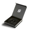 SERASAR Men's Premium Leather Necklace, Stainless Steel Pendant, Secure Clasp,