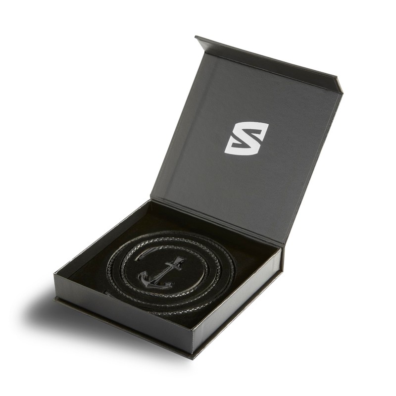 SERASAR Men's Premium Leather Necklace, Stainless Steel Pendant, Secure Clasp,