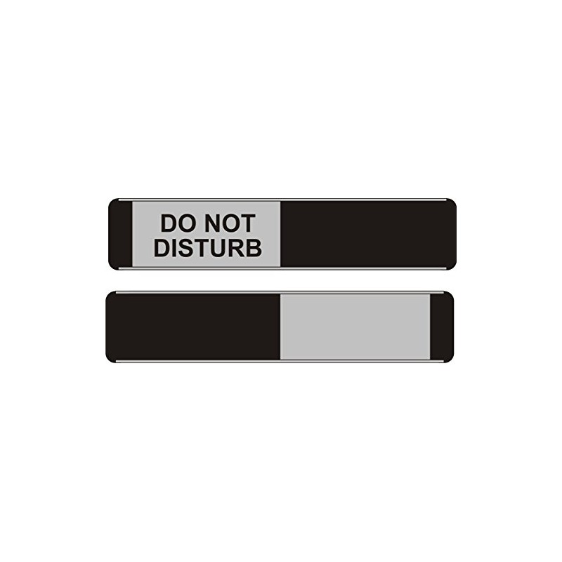 Seco Do Not Disturb/Blank Sliding Sign, 255mm x 52mm -