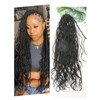NFHAIR Pre-Looped Crochet Boho Locs With Human Hair Body Wave