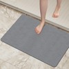 THMINS 2 Pack Extra Large Stone Bath Mat, 32''x20'' Non-Slip