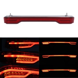 TCMT King Trunk Sequential Dynamic Flowing LED Brake Turn Tail Light Fit For Harley Touring Road King Road Street Electra Glide Tri Glide Ultra Limited 2014-2025