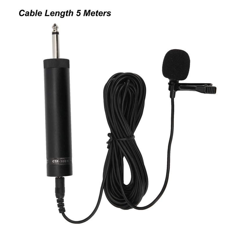 Lavalier Microphone Omnidirectional Wired Saxophone Lapel Microphone Easy Clip On