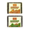 Khadi pure Herbal Apricot Scrub & Basil Scrub Soap (125g)