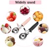 2pcs Ice Cream Scoop, Ice Cream Scoop with Trigger, Cookie