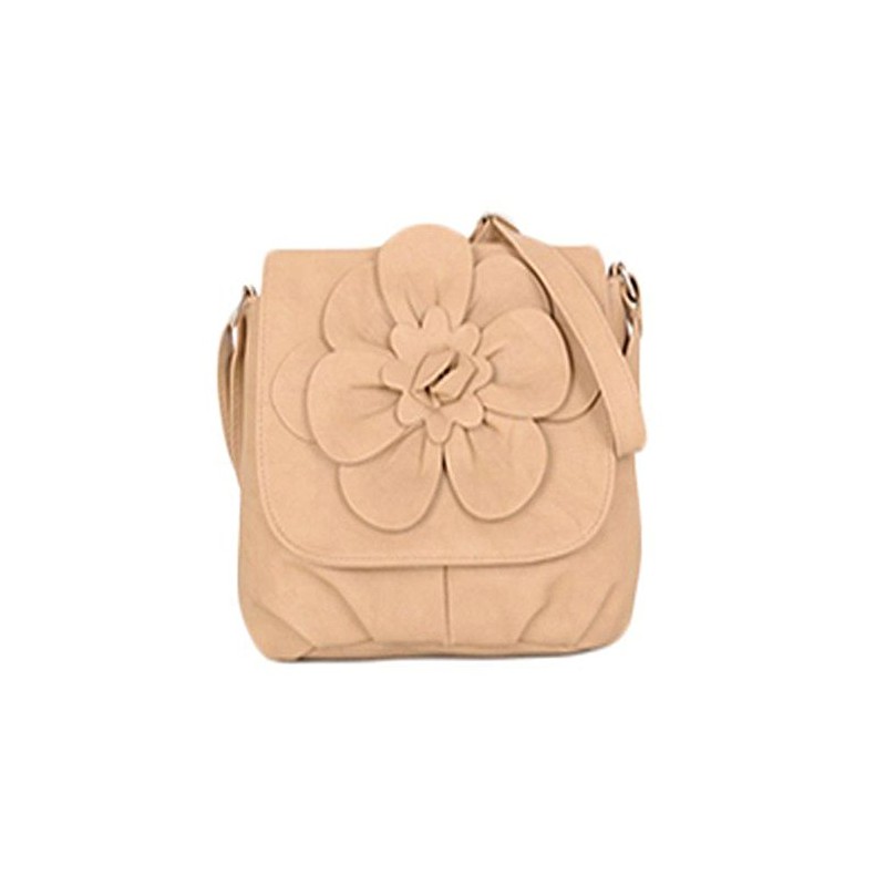 YourDezire Floral Cross Body Handbag-Beige-Small