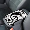 Hobbspring 1pc Center Console Armrest Cover Pad 32x19cm Music Note