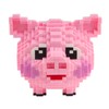 Larcele Micro Pig Building Blocks Mini Building Toy Bricks,1547 Pieces