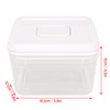 Food Storage Container Leakage Proof Airtight Food Organizer with Push