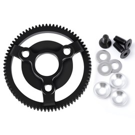 LSG Steel Spur Gear 76T 86T 48P Main Gears for Tra-xxas 1/10 Slash 2wd Upgrade Parts (76T)