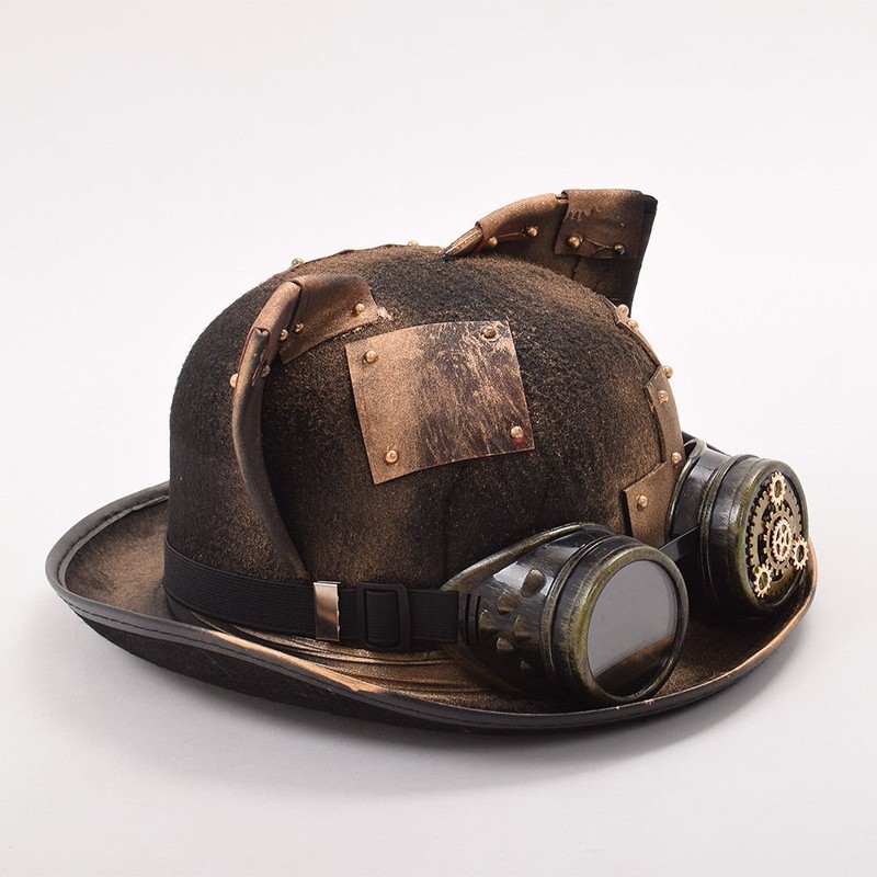 Graceart Steampunk - Gorros unisex con anteojos para mujeres y