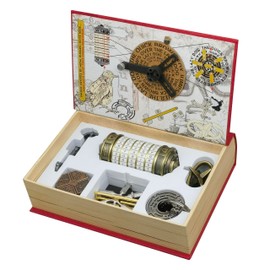 NORDISTRICT Da Vinci Code Mini Cryptex Metal Puzzle Box Set - 6PCS 3D Brain Teasers, IQ Challenge for Adults Teens, Gift for Christmas Birthday Valentine's Day, Anniversary & Family Party Game